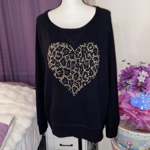 Seven7 Women’s Beaded Sweatshirt